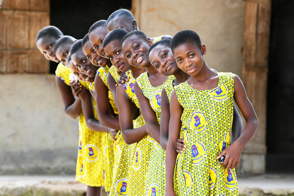 Some girls in school (Credit: UNICEF)